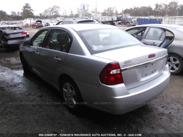 1G1ZT58N18F132133 - 2008 CHEVROLET MALIBU LT/CLASSIC SILVER photo 3