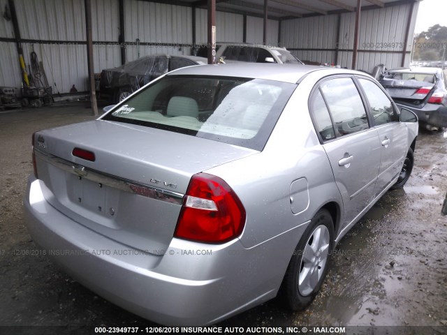 1G1ZT58N18F132133 - 2008 CHEVROLET MALIBU LT/CLASSIC SILVER photo 4