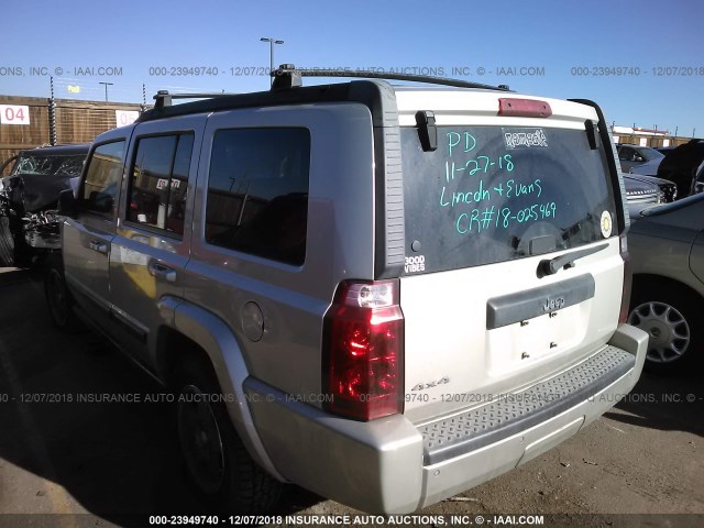 1J8HG48KX7C598076 - 2007 JEEP COMMANDER Gümüş foto 3
