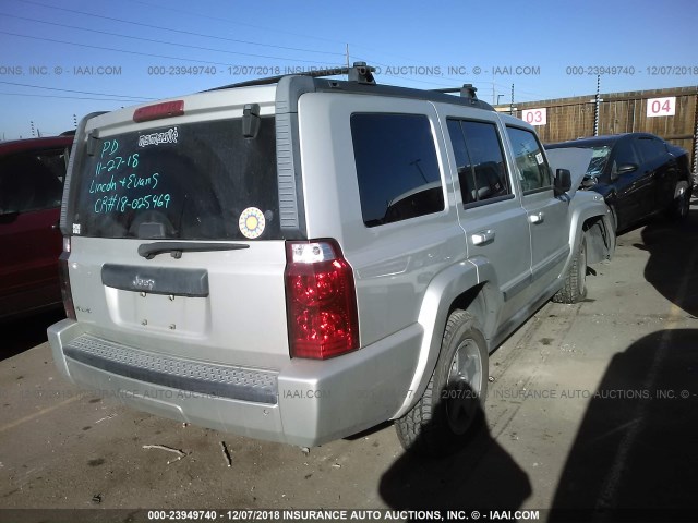 1J8HG48KX7C598076 - 2007 JEEP COMMANDER Gümüş foto 4