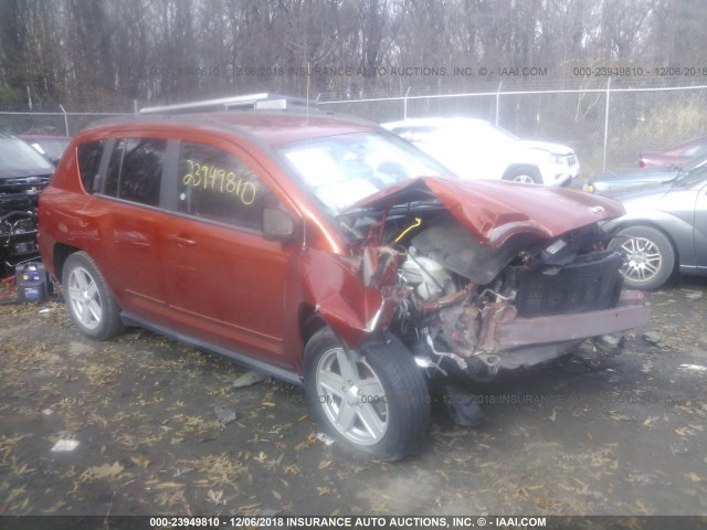 1J4NT4FB1AD537803 - 2010 JEEP COMPASS SPORT ORANGE photo 1