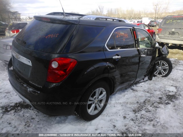 2CNFLGEW4A6200486 - 2010 CHEVROLET EQUINOX LTZ BLACK photo 4