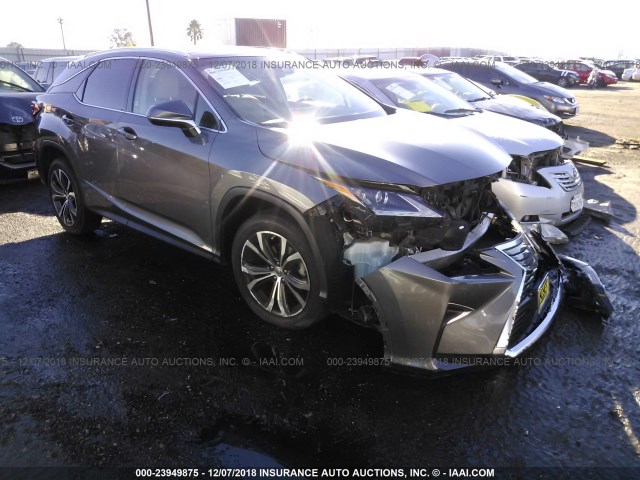 2T2ZZMCA0HC039581 - 2017 LEXUS RX 350/BASE/F SPORT GRAY photo 1