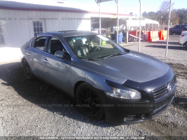 1N4AA5AP2CC831115 - 2012 NISSAN MAXIMA S/SV BLUE photo 1