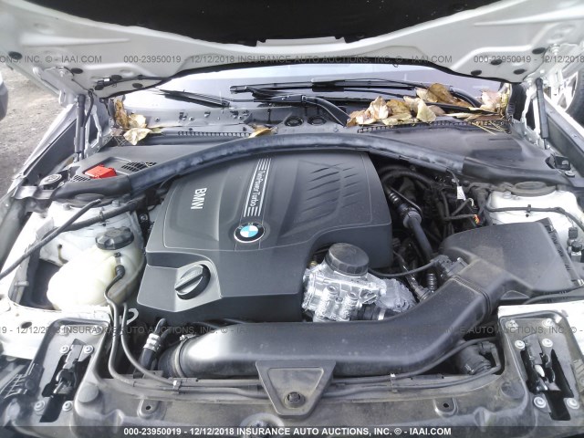 WBA3X9C52ED152895 - 2014 BMW 335 XIGT WHITE photo 10