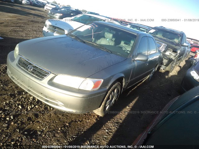 4T1BG22K91U046589 - 2001 TOYOTA CAMRY CE/LE/XLE TAN photo 2