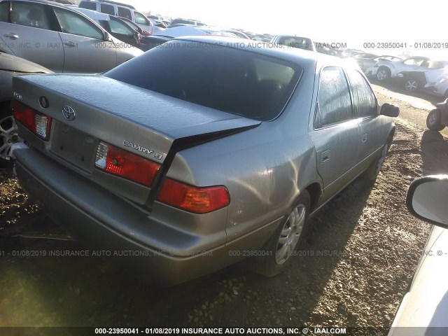 4T1BG22K91U046589 - 2001 TOYOTA CAMRY CE/LE/XLE TAN photo 4