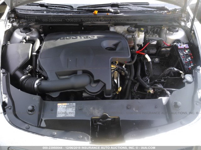 1G1ZC5E09CF383516 - 2012 CHEVROLET MALIBU 1LT 银色 照片 10