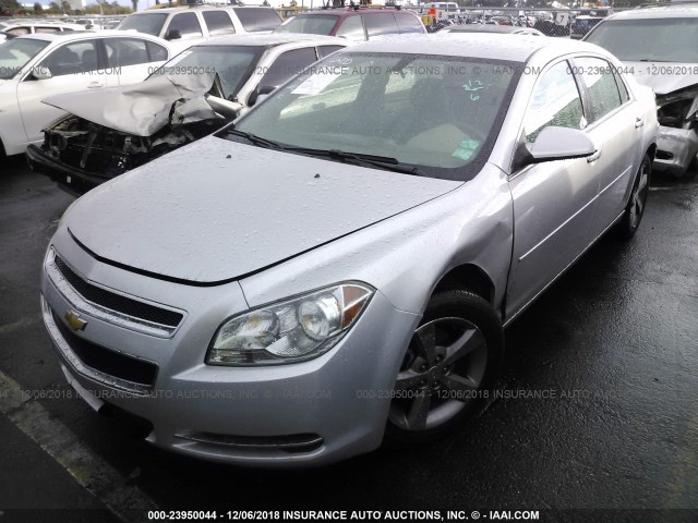 1G1ZC5E09CF383516 - 2012 CHEVROLET MALIBU 1LT 银色 照片 2