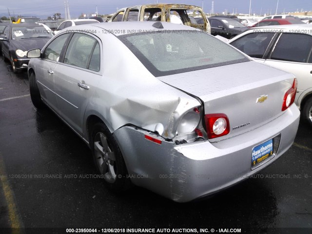 1G1ZC5E09CF383516 - 2012 CHEVROLET MALIBU 1LT 银色 照片 3