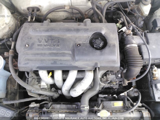 1NXBR12E8YZ364311 - 2000 TOYOTA COROLLA VE/CE/LE WHITE photo 10