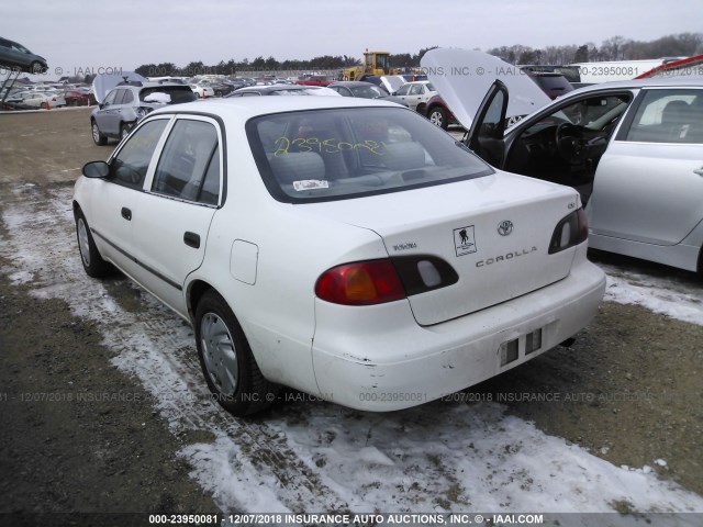 1NXBR12E8YZ364311 - 2000 TOYOTA COROLLA VE/CE/LE WHITE photo 3