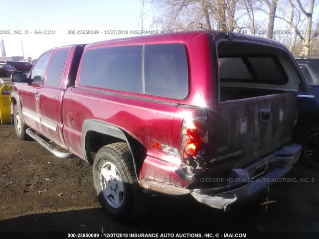 1GCEK19Z07Z200759 - 2007 CHEVROLET SILVERADO K1500 CLASSIC RED photo 3