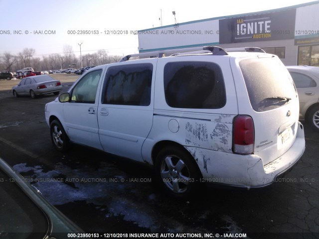 1GNDV33168D203057 - 2008 CHEVROLET UPLANDER LT WHITE photo 3