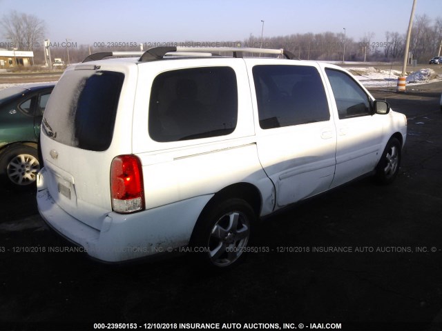 1GNDV33168D203057 - 2008 CHEVROLET UPLANDER LT WHITE photo 4