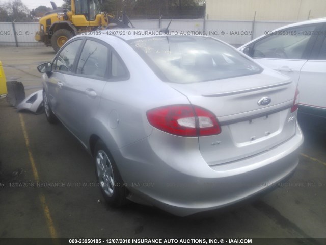 3FADP4BJ3DM178231 - 2013 FORD FIESTA SE SILVER photo 3