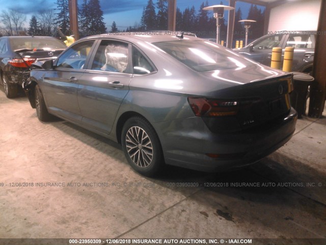 3VWE57BU5KM057758 - 2019 VOLKSWAGEN JETTA SEL SILVER photo 3