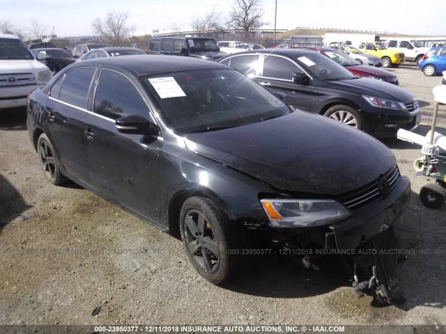 3VWLL7AJ9DM245058 - 2013 VOLKSWAGEN JETTA TDI BLACK photo 1