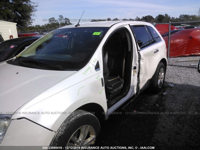 2LMDJ6JC8ABJ01362 - 2010 LINCOLN MKX WHITE photo 6