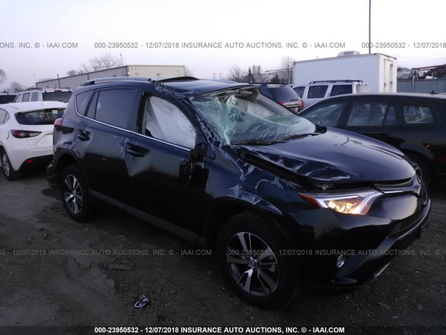 2T3RFREV8JW739970 - 2018 TOYOTA RAV4 ADVENTURE/XLE BLACK photo 1