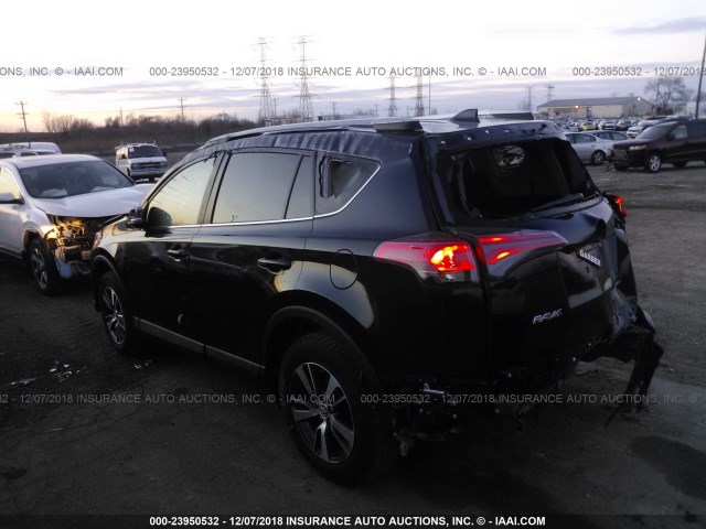 2T3RFREV8JW739970 - 2018 TOYOTA RAV4 ADVENTURE/XLE BLACK photo 3