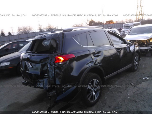 2T3RFREV8JW739970 - 2018 TOYOTA RAV4 ADVENTURE/XLE BLACK photo 4