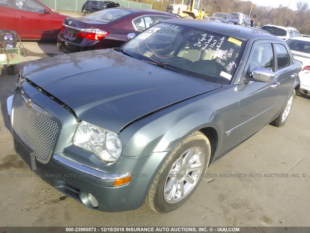 2C3KA63H86H291821 - 2006 CHRYSLER 300C GRAY photo 2