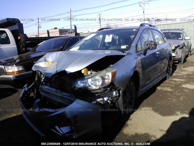 JF1GPAU64D2825800 - 2013 SUBARU IMPREZA SPORT LIMITED SILVER photo 2