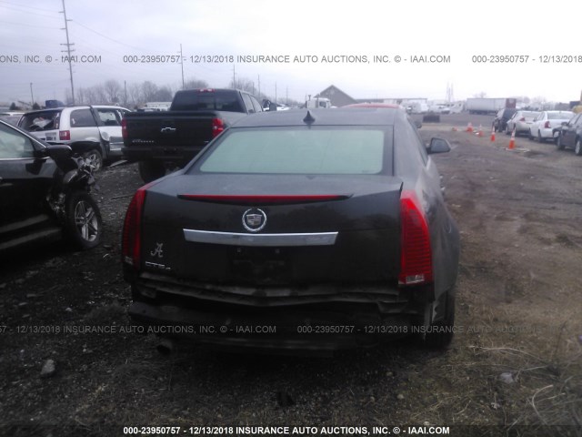 1G6DG5EY9B0137596 - 2011 CADILLAC CTS LUXURY COLLECTION BLACK photo 6