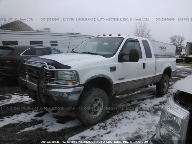 1FTSX31P43EC71572 - 2003 FORD F350 SRW SUPER DUTY WHITE photo 2