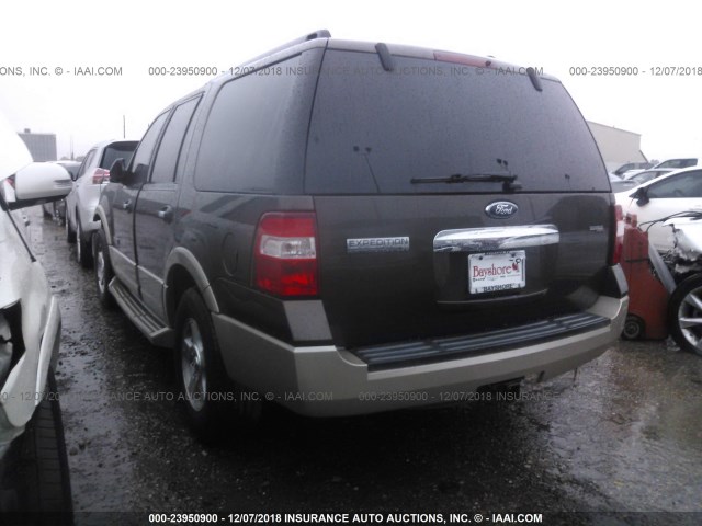 1FMFU17578LA63995 - 2008 FORD EXPEDITION EDDIE BAUER BROWN photo 3