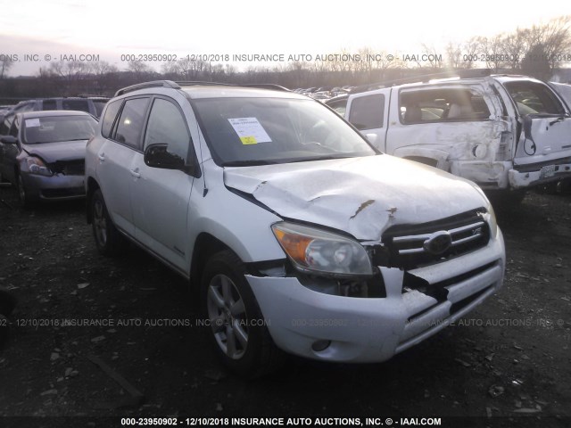 JTMBK31V365009334 - 2006 TOYOTA RAV4 LIMITED WHITE photo 1