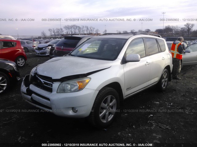 JTMBK31V365009334 - 2006 TOYOTA RAV4 LIMITED WHITE photo 2