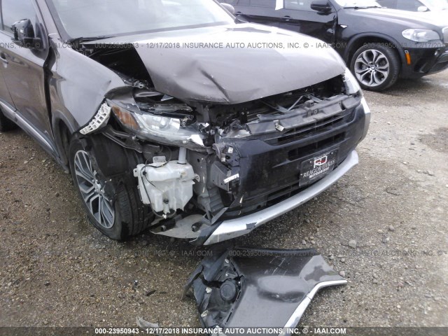 JA4AD2A35GZ033749 - 2016 MITSUBISHI OUTLANDER ES GRAY photo 6