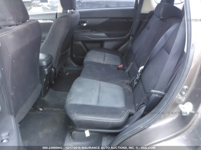 JA4AD2A35GZ033749 - 2016 MITSUBISHI OUTLANDER ES GRAY photo 8