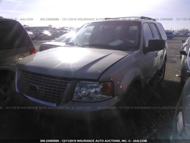 1FMPU15585LA49977 - 2005 FORD EXPEDITION XLT BEIGE photo 2