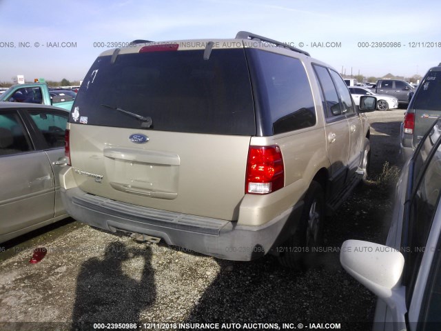 1FMPU15585LA49977 - 2005 FORD EXPEDITION XLT BEIGE photo 4