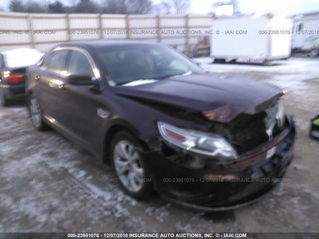 1FAHP2HW7CG139207 - 2012 FORD TAURUS SEL MAROON photo 1