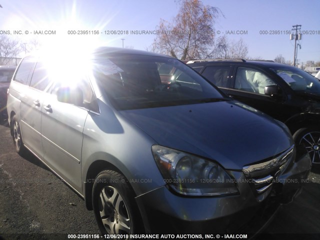 5FNRL387X7B053253 - 2007 HONDA ODYSSEY EXL GRAY photo 1