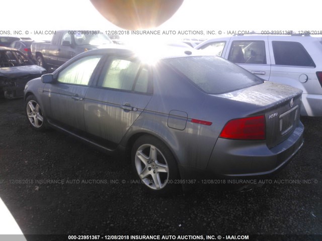 19UUA66264A000550 - 2004 ACURA TL GRAY photo 3