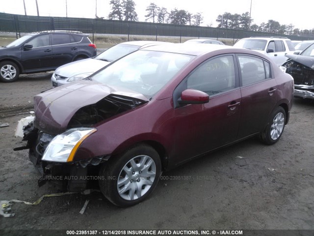 3N1AB61E38L758167 - 2008 NISSAN SENTRA 2.0/2.0S/2.0SL RED photo 2