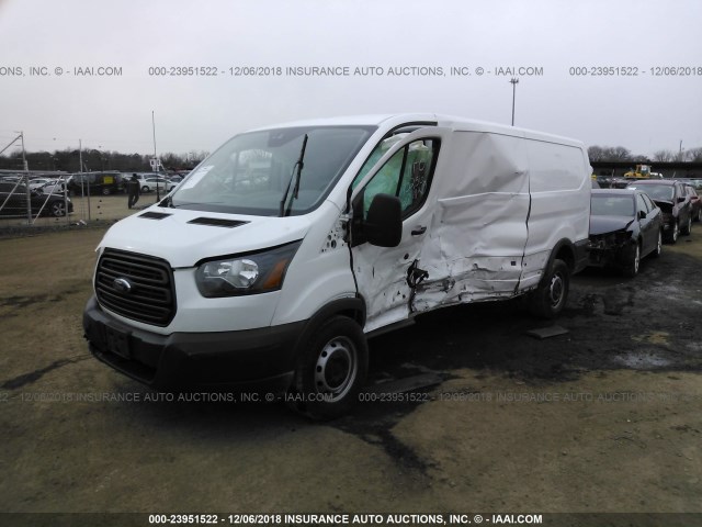 1FTYR2ZM9HKA07250 - 2017 FORD TRANSIT T-250 WHITE photo 2