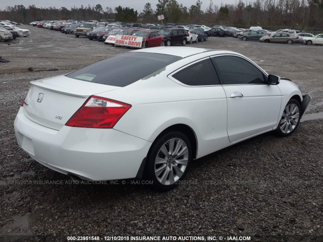 1HGCS228X8A002982 - 2008 HONDA ACCORD WHITE photo 4