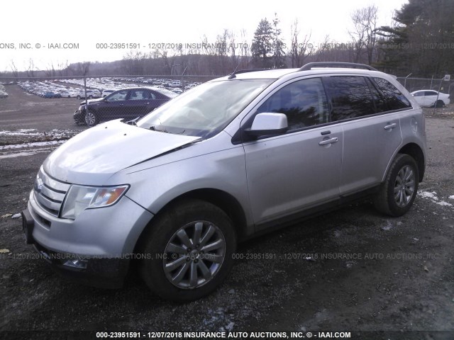 2FMDK3JC9ABB12961 - 2010 FORD EDGE SEL SILVER photo 2