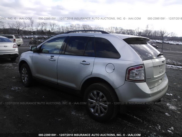 2FMDK3JC9ABB12961 - 2010 FORD EDGE SEL SILVER photo 3