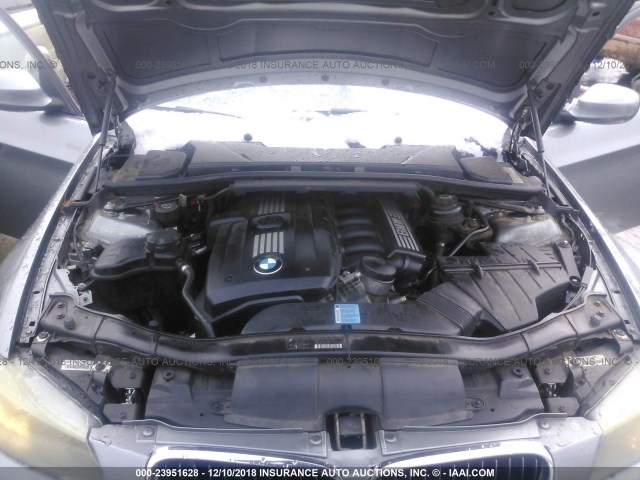 WBAPH7G58ANM50823 - 2010 BMW 328 I GRAY photo 10