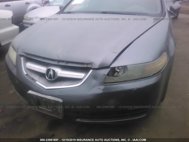 19UUA66275A004060 - 2005 ACURA TL GRAY photo 6