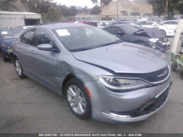 1C3CCCAB0FN620790 - 2015 CHRYSLER 200 LIMITED GRAY photo 1