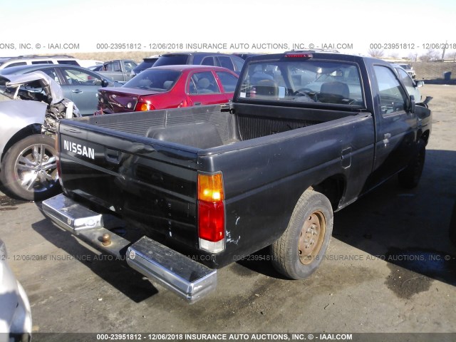 1N6SD11S6VC415958 - 1997 NISSAN TRUCK XE BLACK photo 4