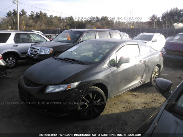 2HGFG3B86DH512827 - 2013 HONDA CIVIC EX BLACK photo 2